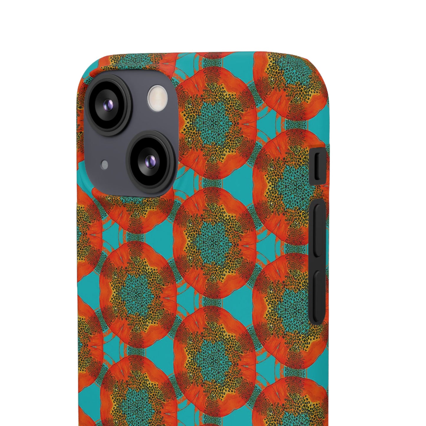 Snap Phone Case - Papaya Watercolor