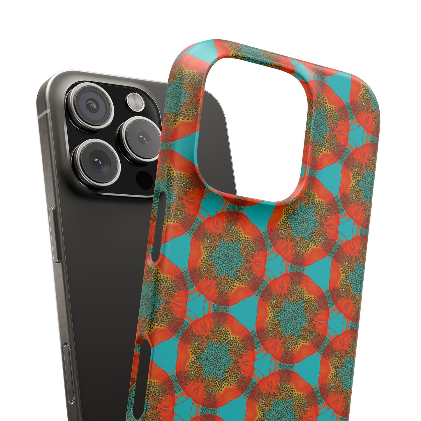 Snap Phone Case - Papaya Watercolor