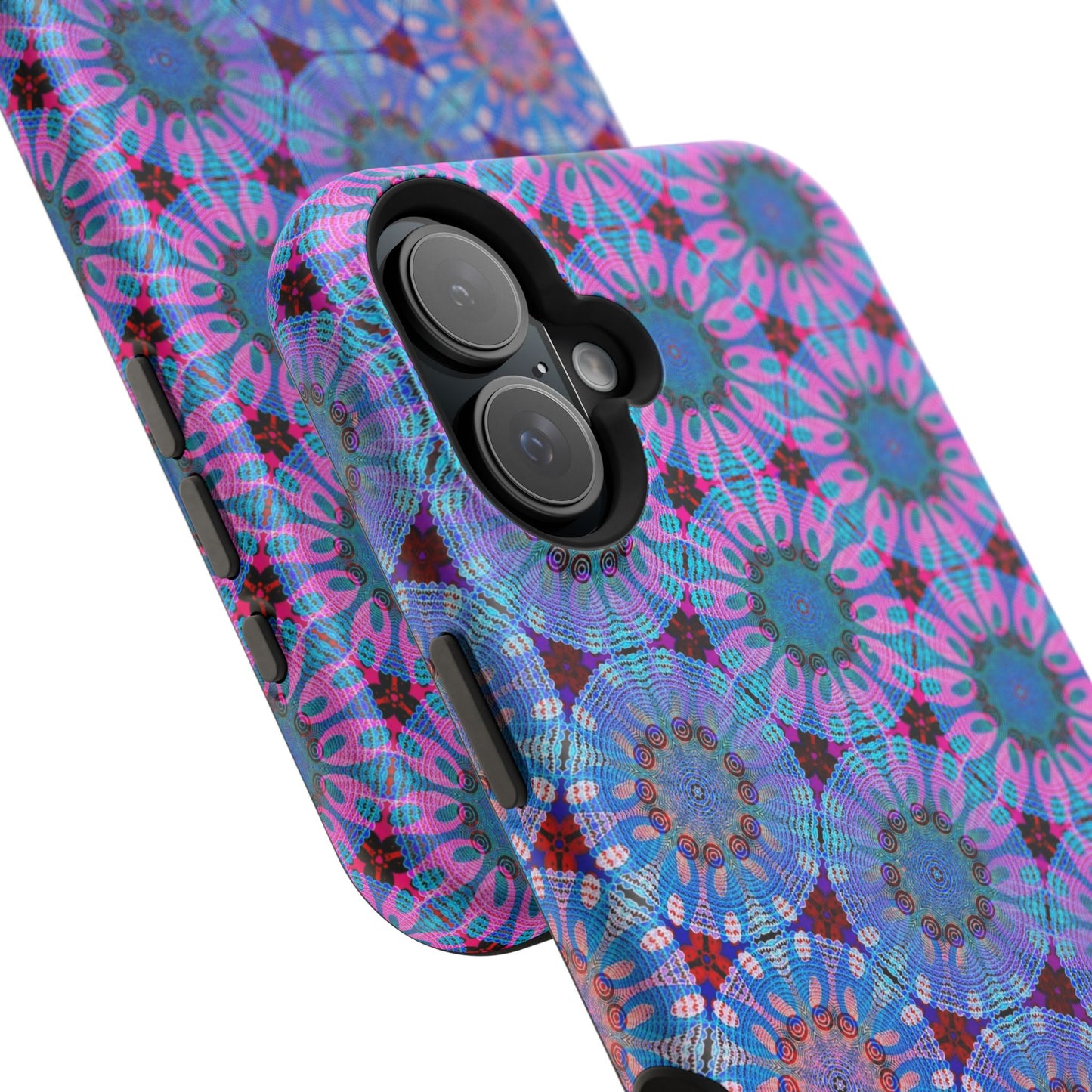 Magnetic iPhone Case - Psychedelic Purple Tapa