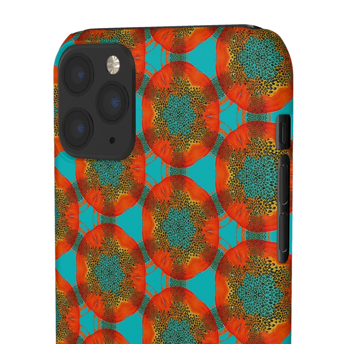 Snap Phone Case - Papaya Watercolor