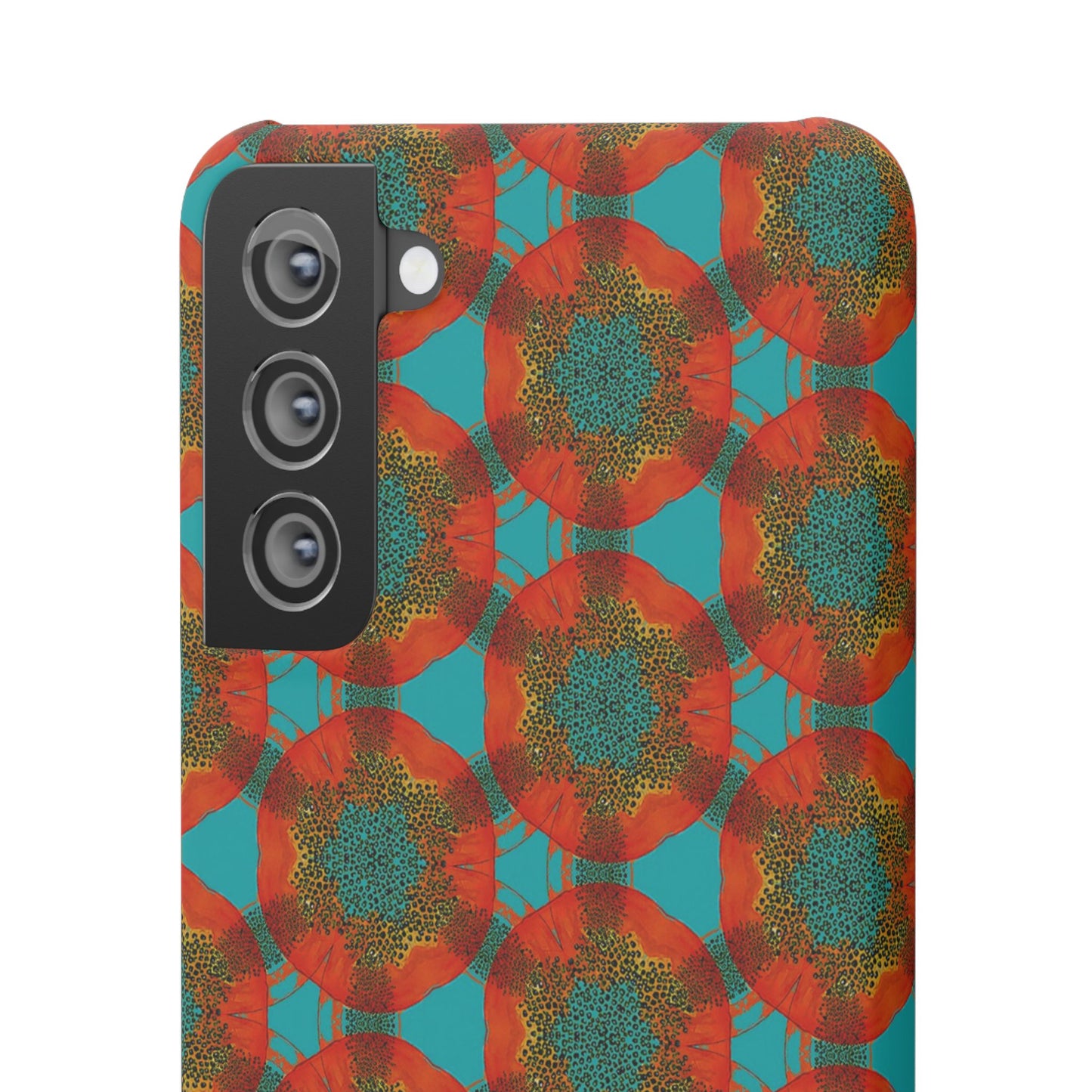Snap Phone Case - Papaya Watercolor