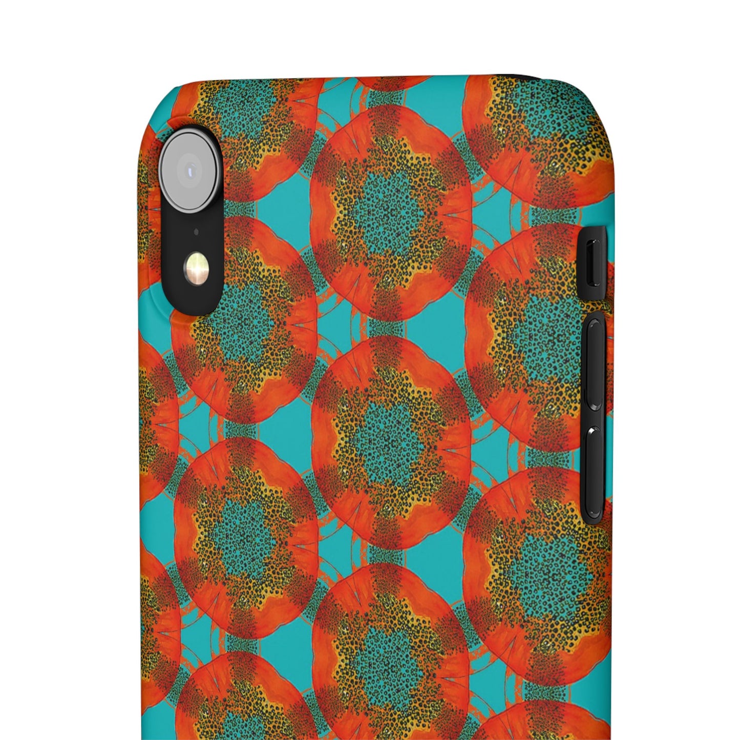 Snap Phone Case - Papaya Watercolor