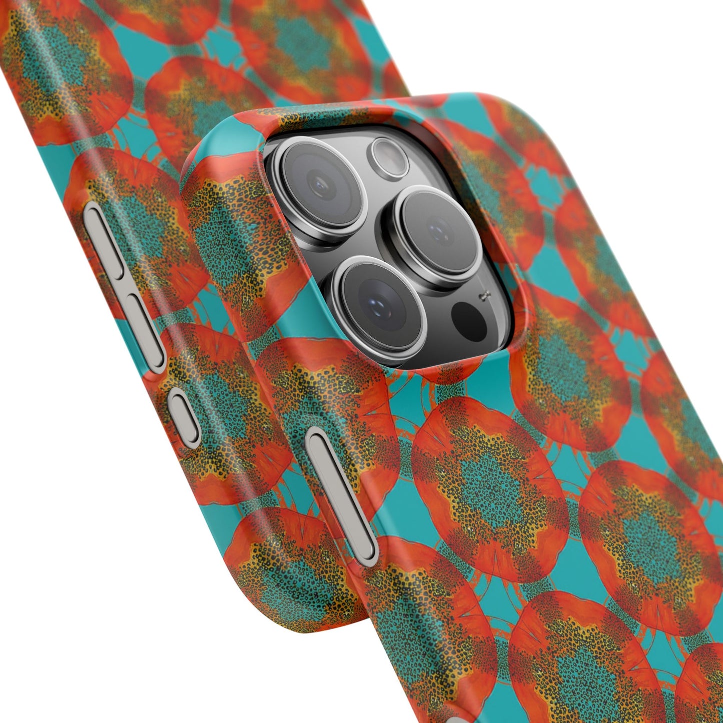 Snap Phone Case - Papaya Watercolor