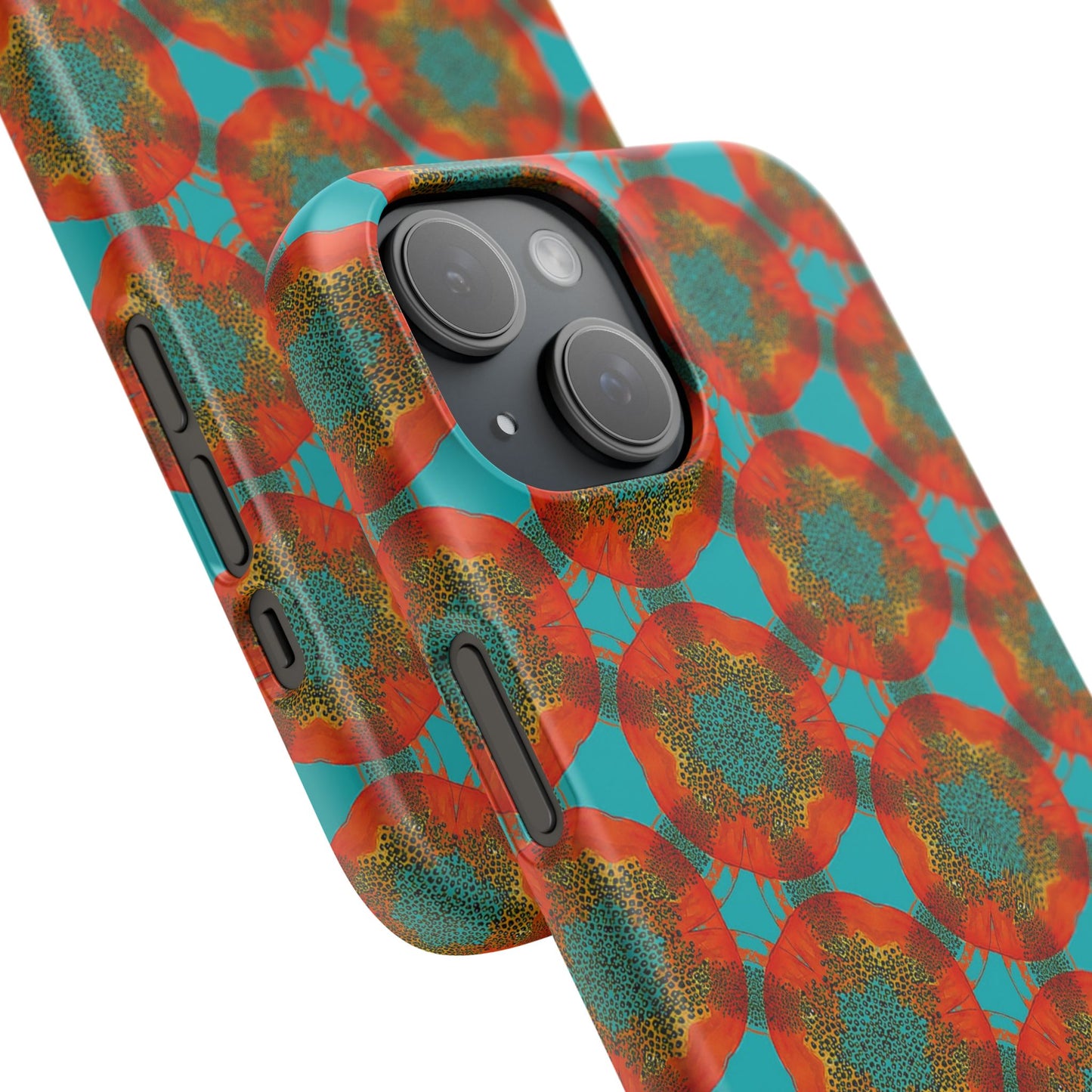 Snap Phone Case - Papaya Watercolor