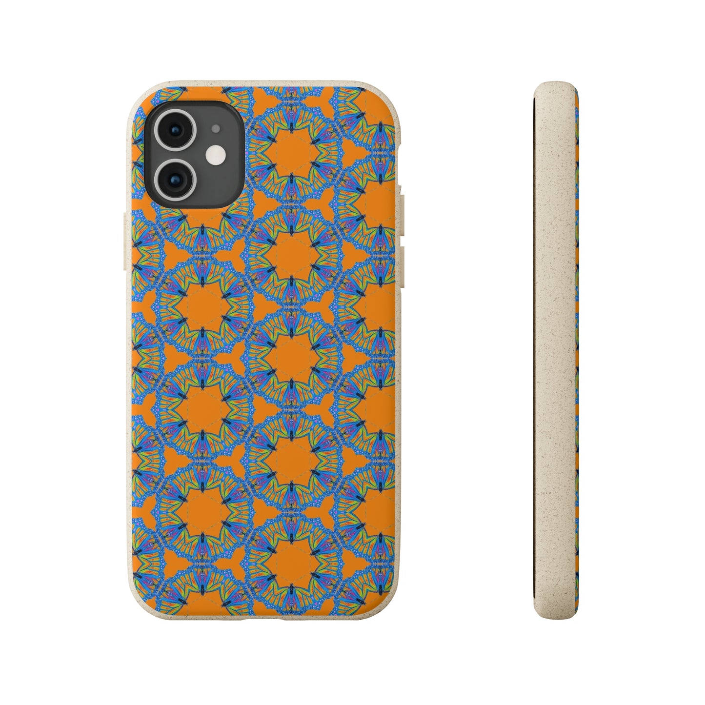 Biodegradable Phone Case - Butterfly Mandala