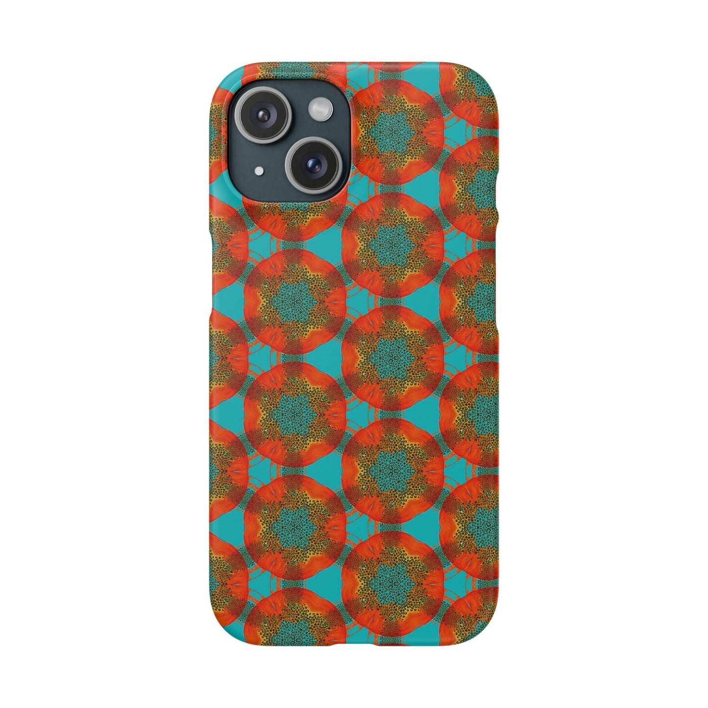 Snap Phone Case - Papaya Watercolor