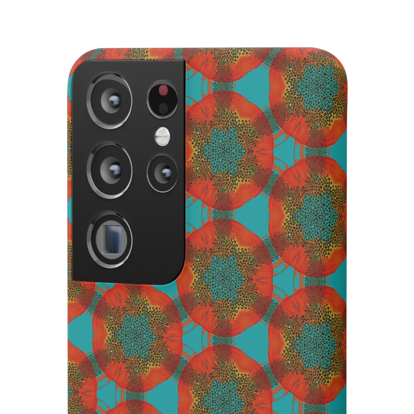 Snap Phone Case - Papaya Watercolor