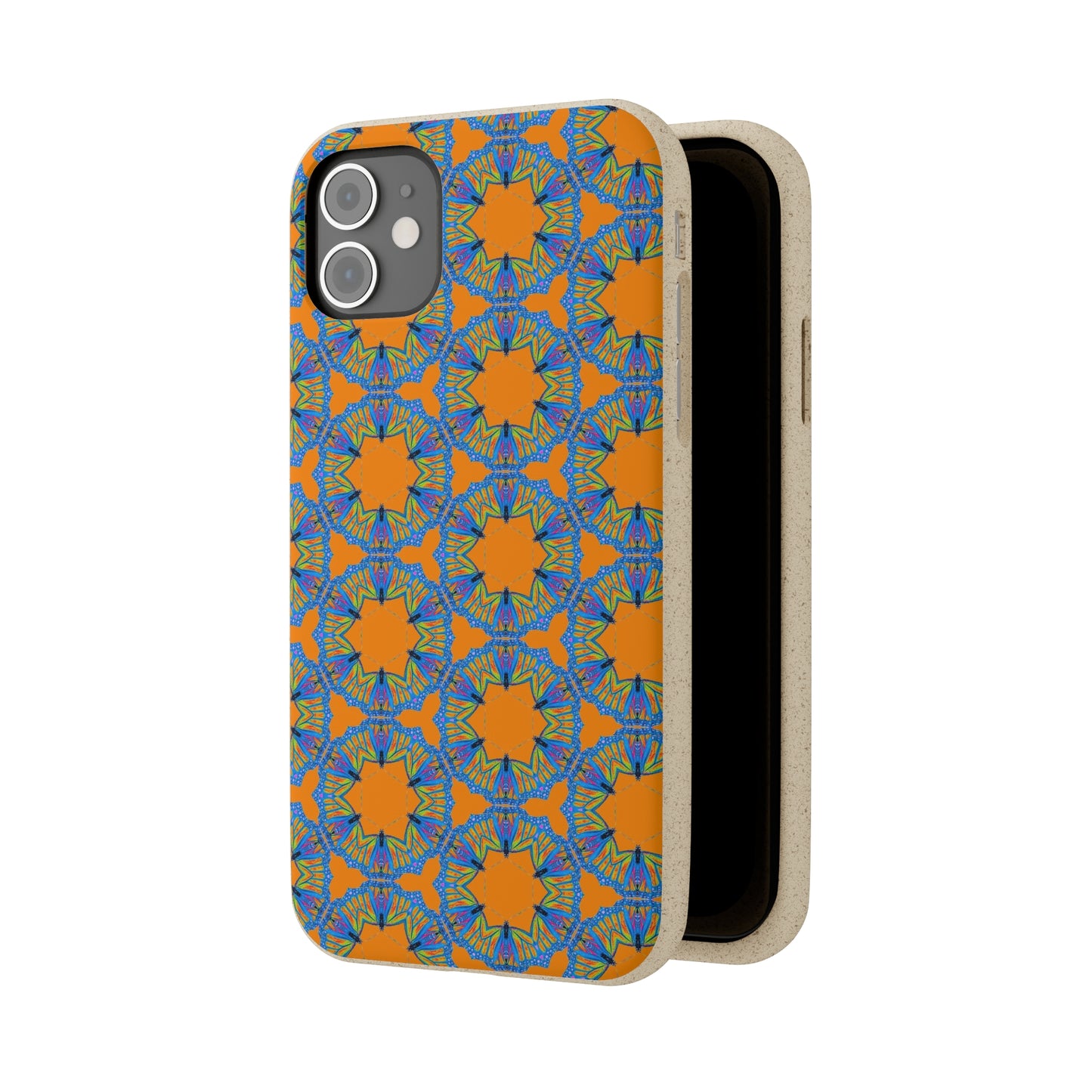 Biodegradable Phone Case - Butterfly Mandala