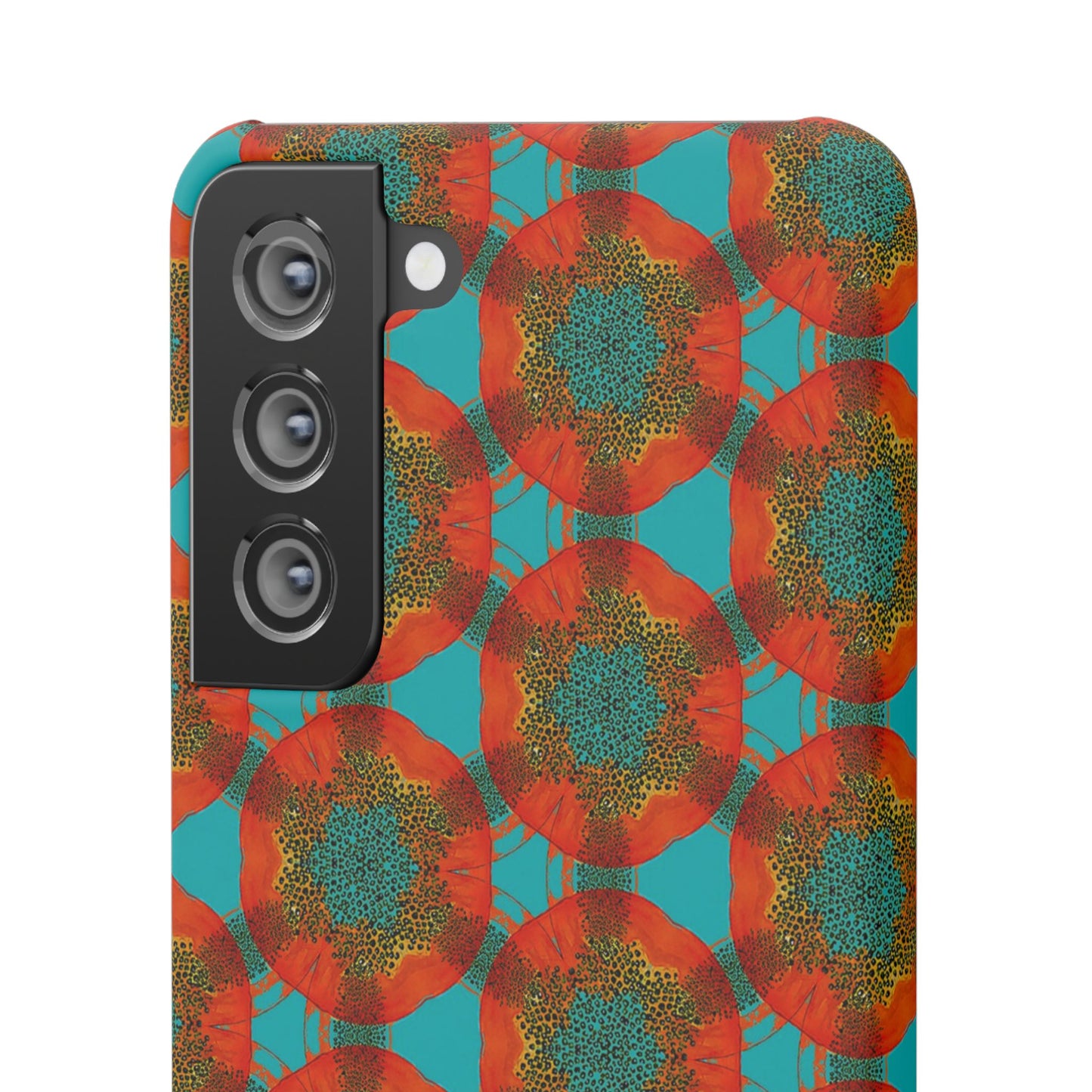 Snap Phone Case - Papaya Watercolor
