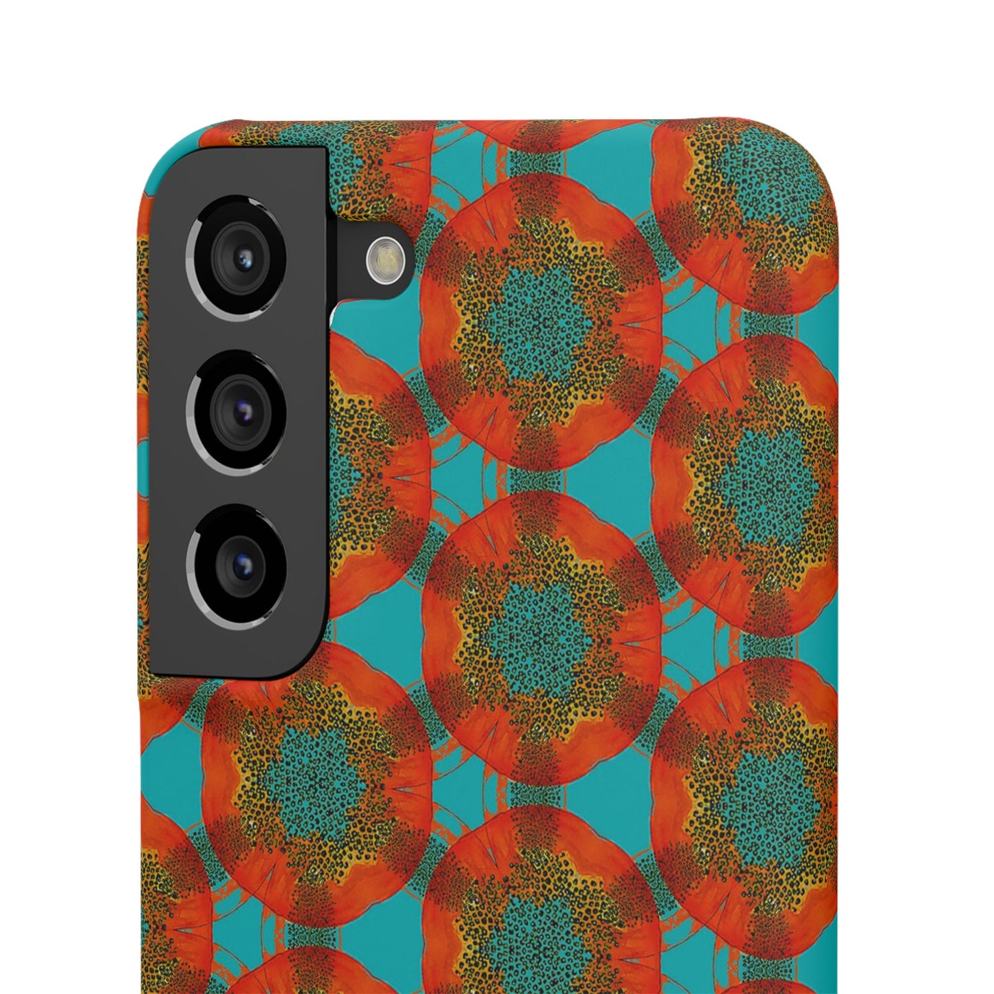 Snap Phone Case - Papaya Watercolor
