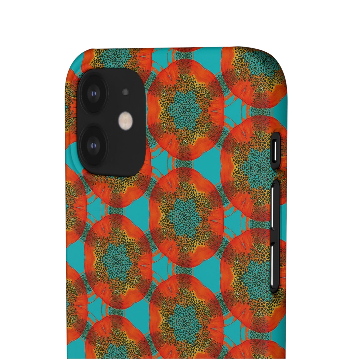 Snap Phone Case - Papaya Watercolor