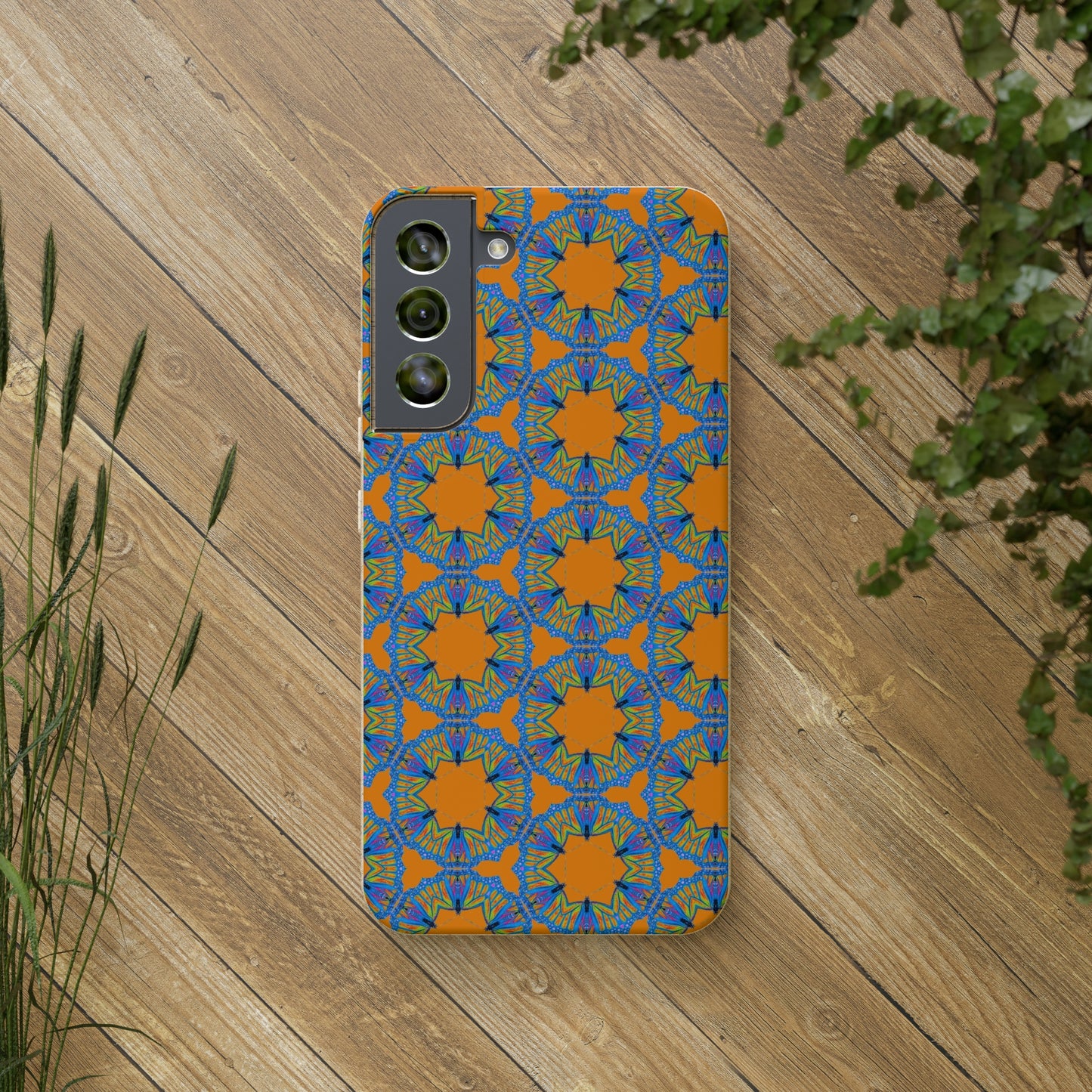 Biodegradable Phone Case - Butterfly Mandala