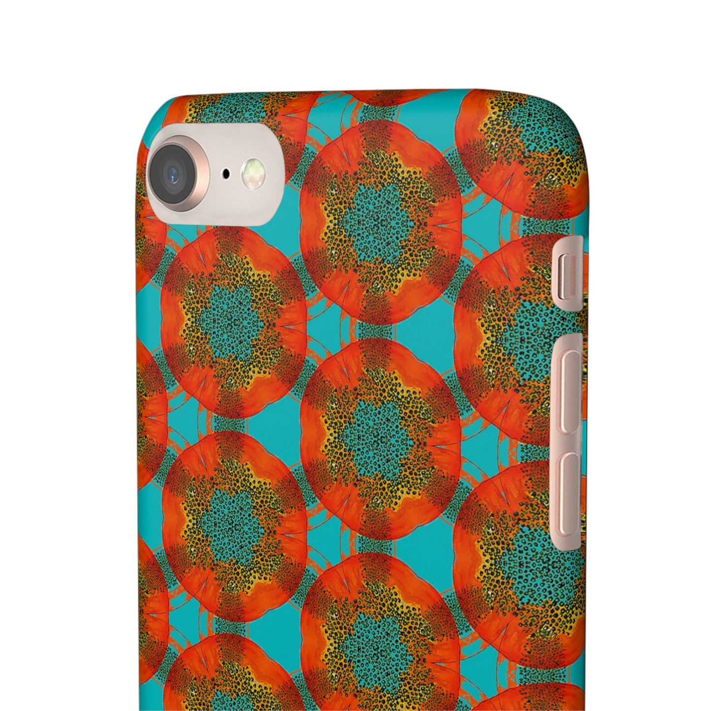Snap Phone Case - Papaya Watercolor