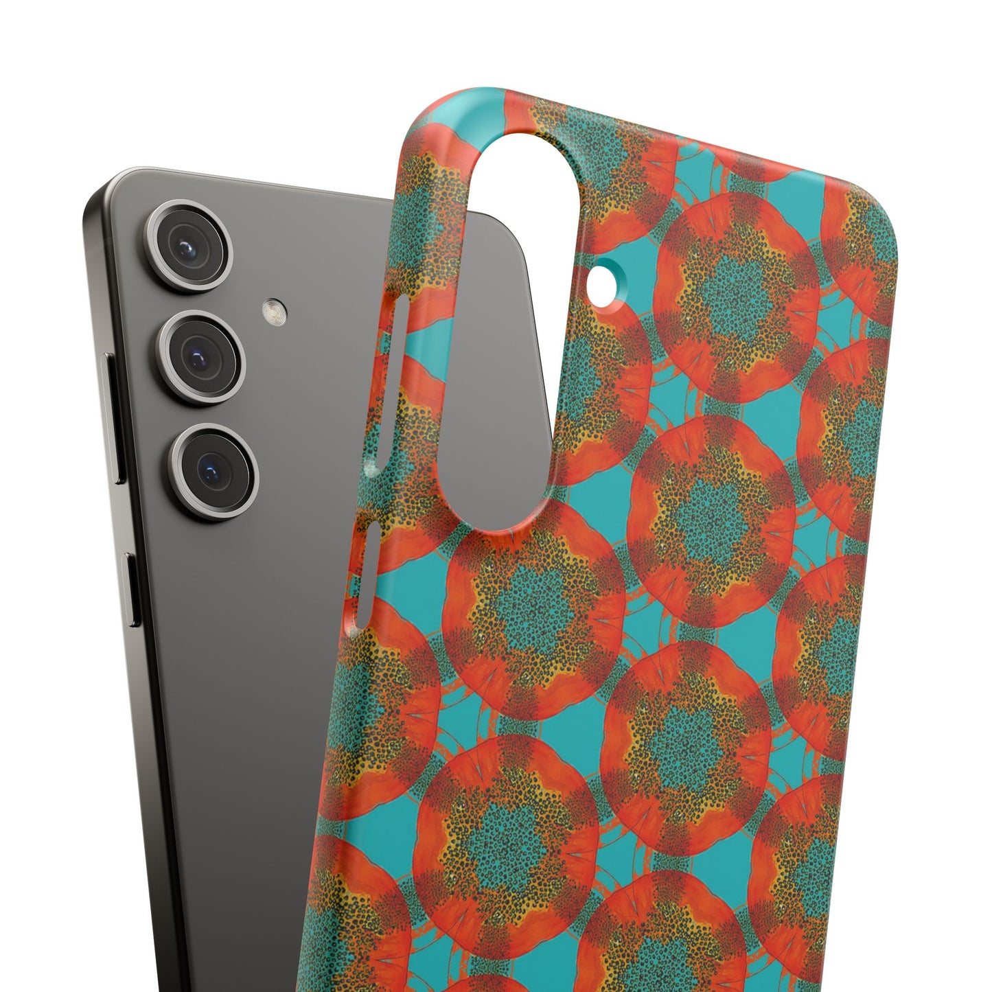 Snap Phone Case - Papaya Watercolor