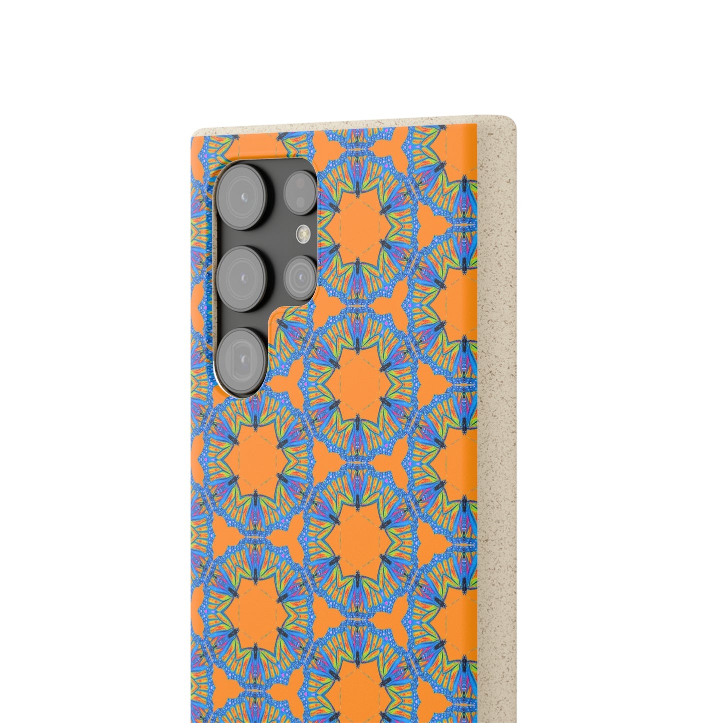 Biodegradable Phone Case - Butterfly Mandala