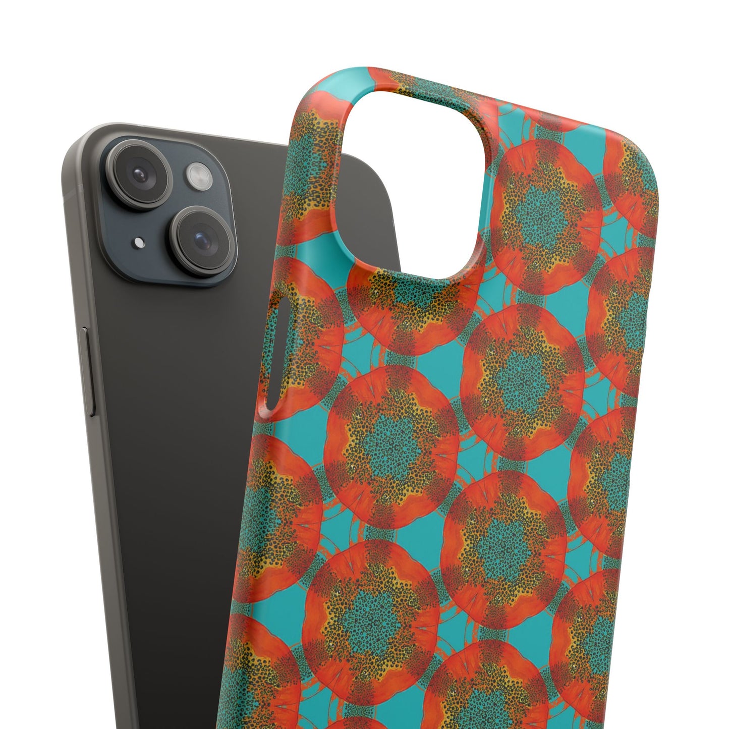 Snap Phone Case - Papaya Watercolor
