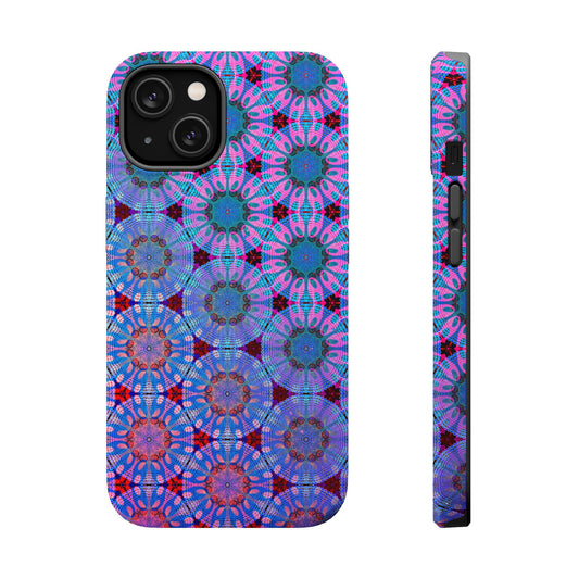 Magnetic iPhone Case - Psychedelic Purple Tapa