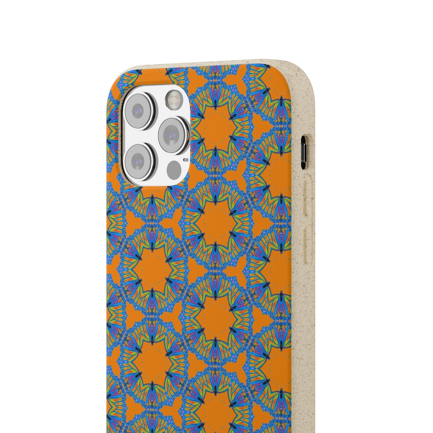 Biodegradable Phone Case - Butterfly Mandala