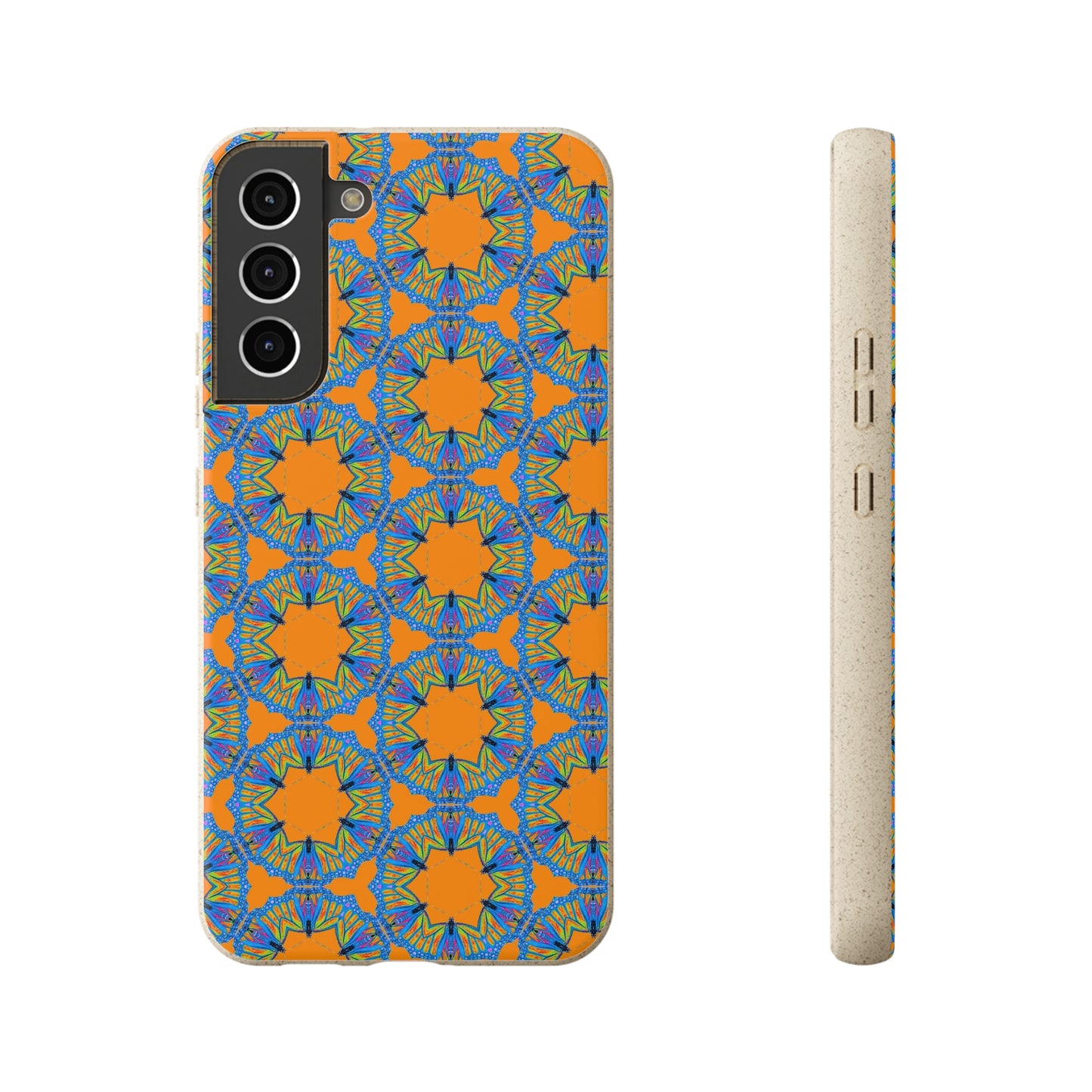 Biodegradable Phone Case - Butterfly Mandala
