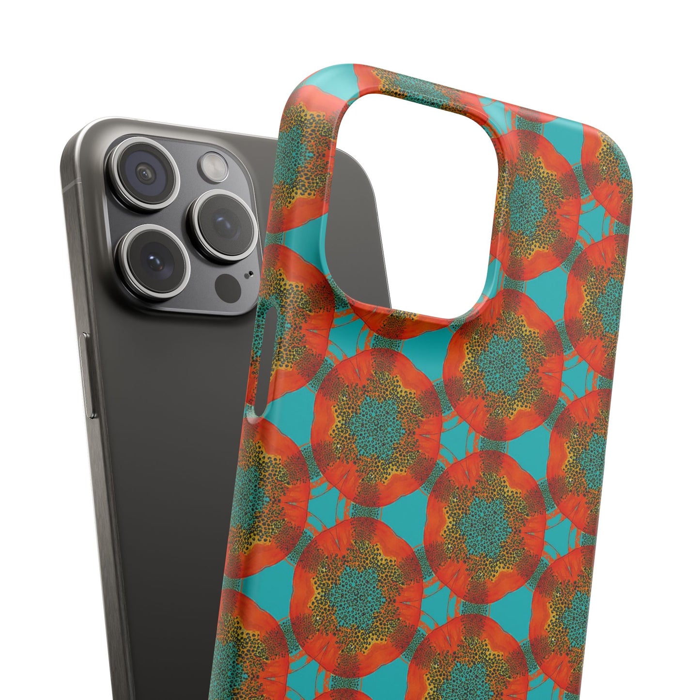 Snap Phone Case - Papaya Watercolor