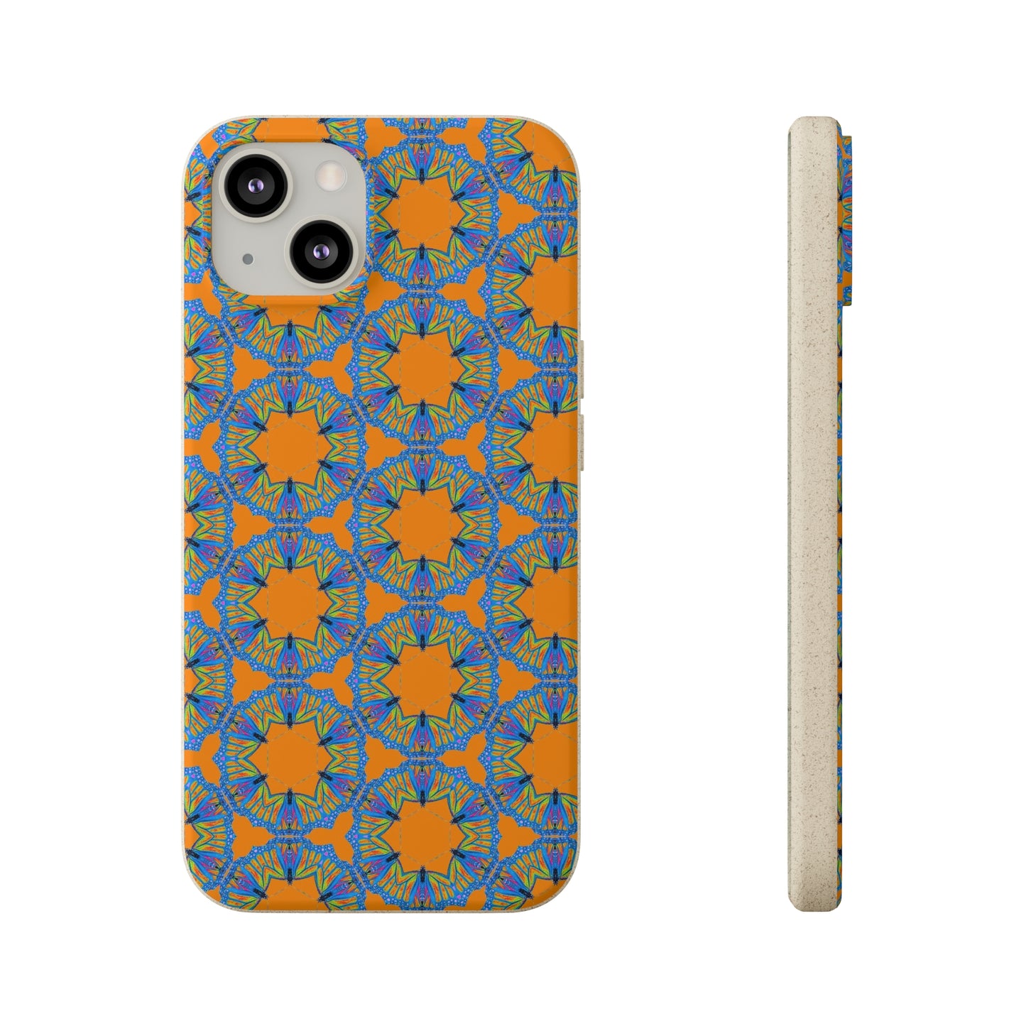 Biodegradable Phone Case - Butterfly Mandala