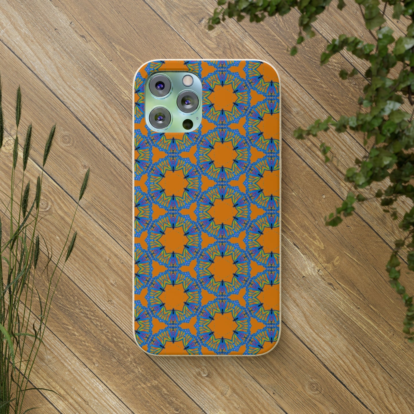 Biodegradable Phone Case - Butterfly Mandala