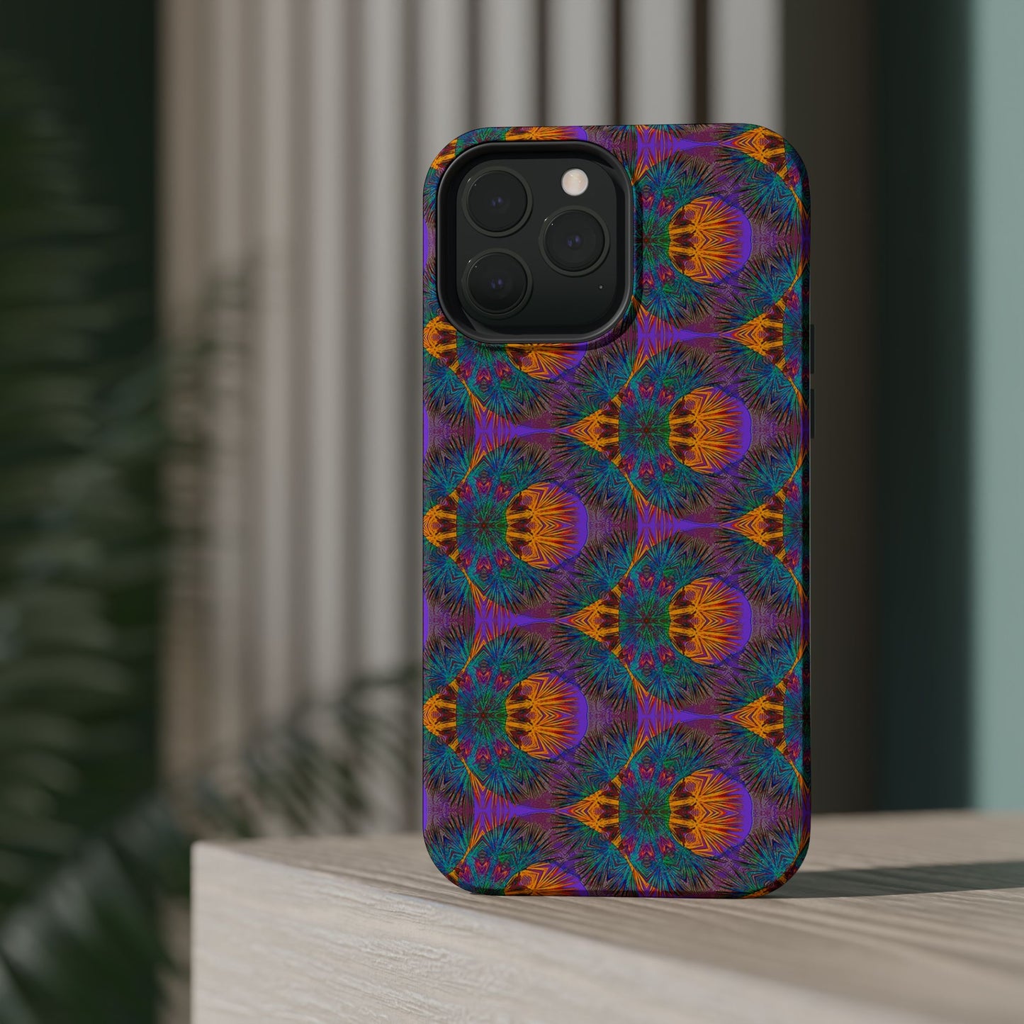 Magnetic iPhone Case - Fuzzy Donut Flower
