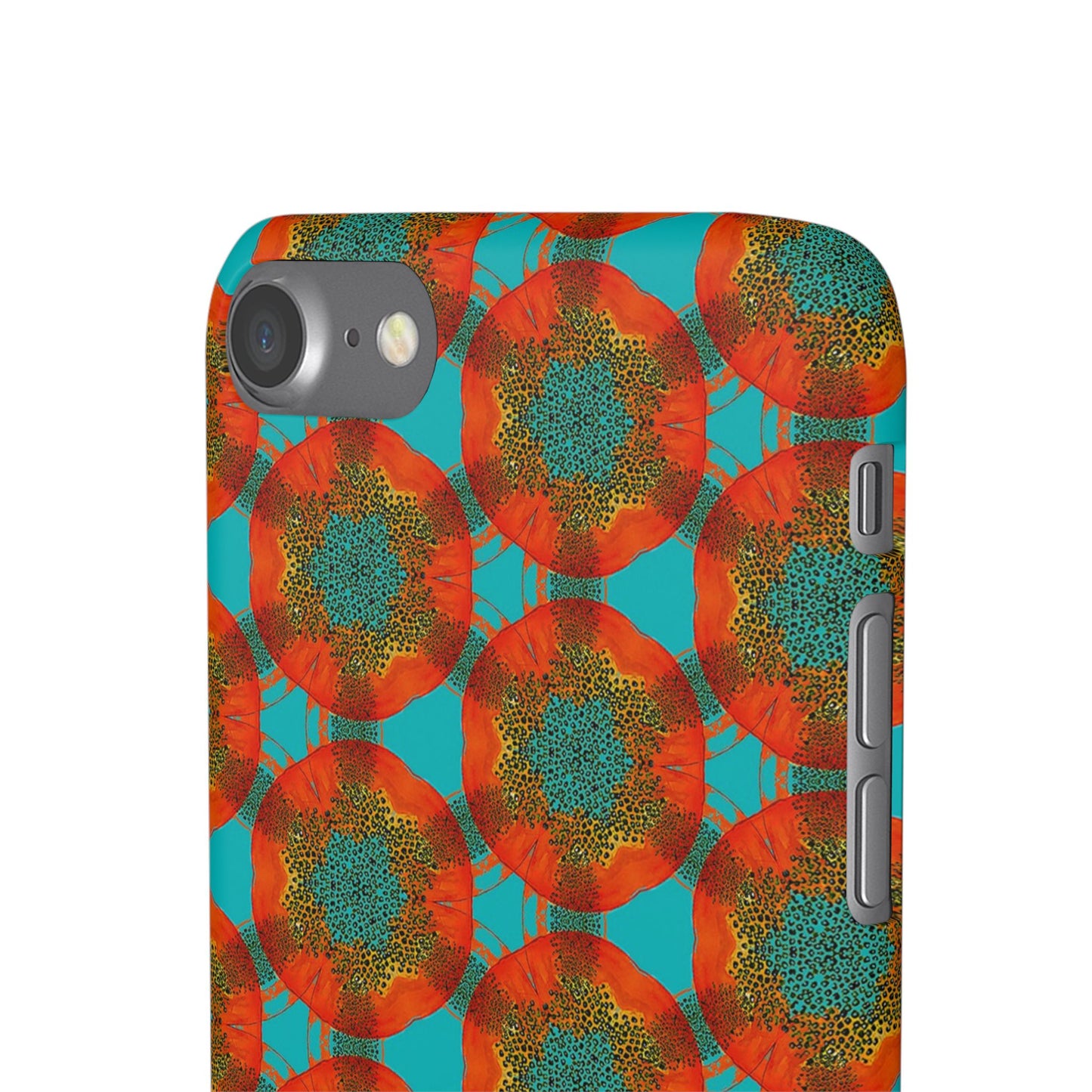 Snap Phone Case - Papaya Watercolor