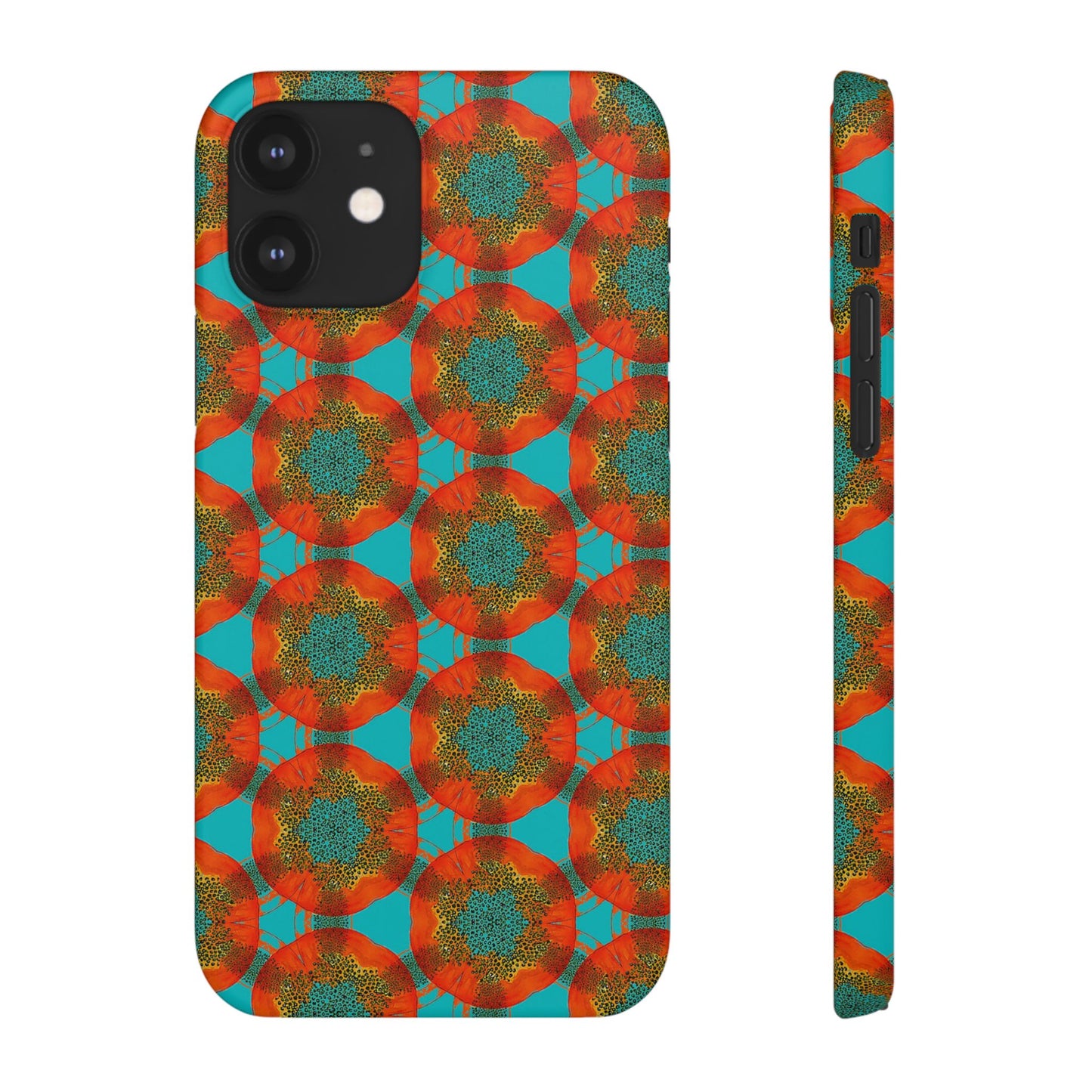 Snap Phone Case - Papaya Watercolor