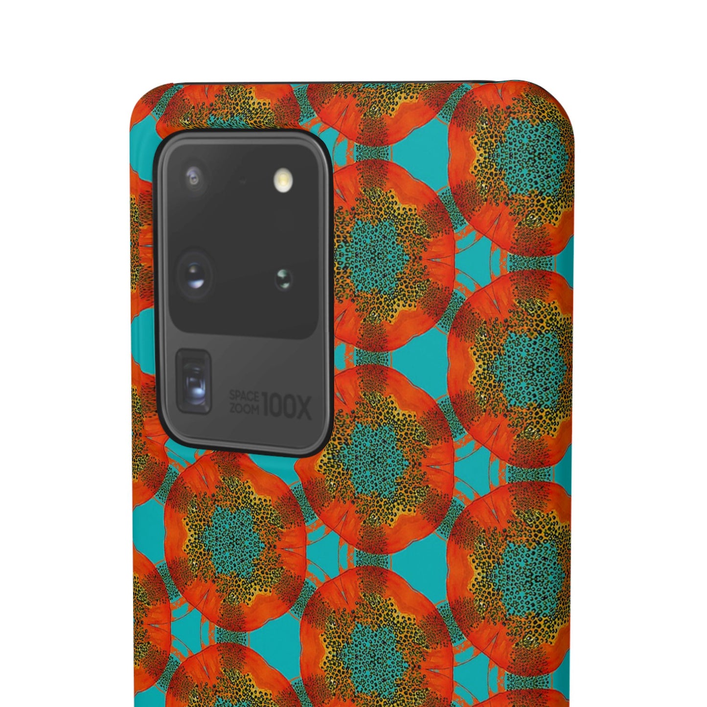 Snap Phone Case - Papaya Watercolor