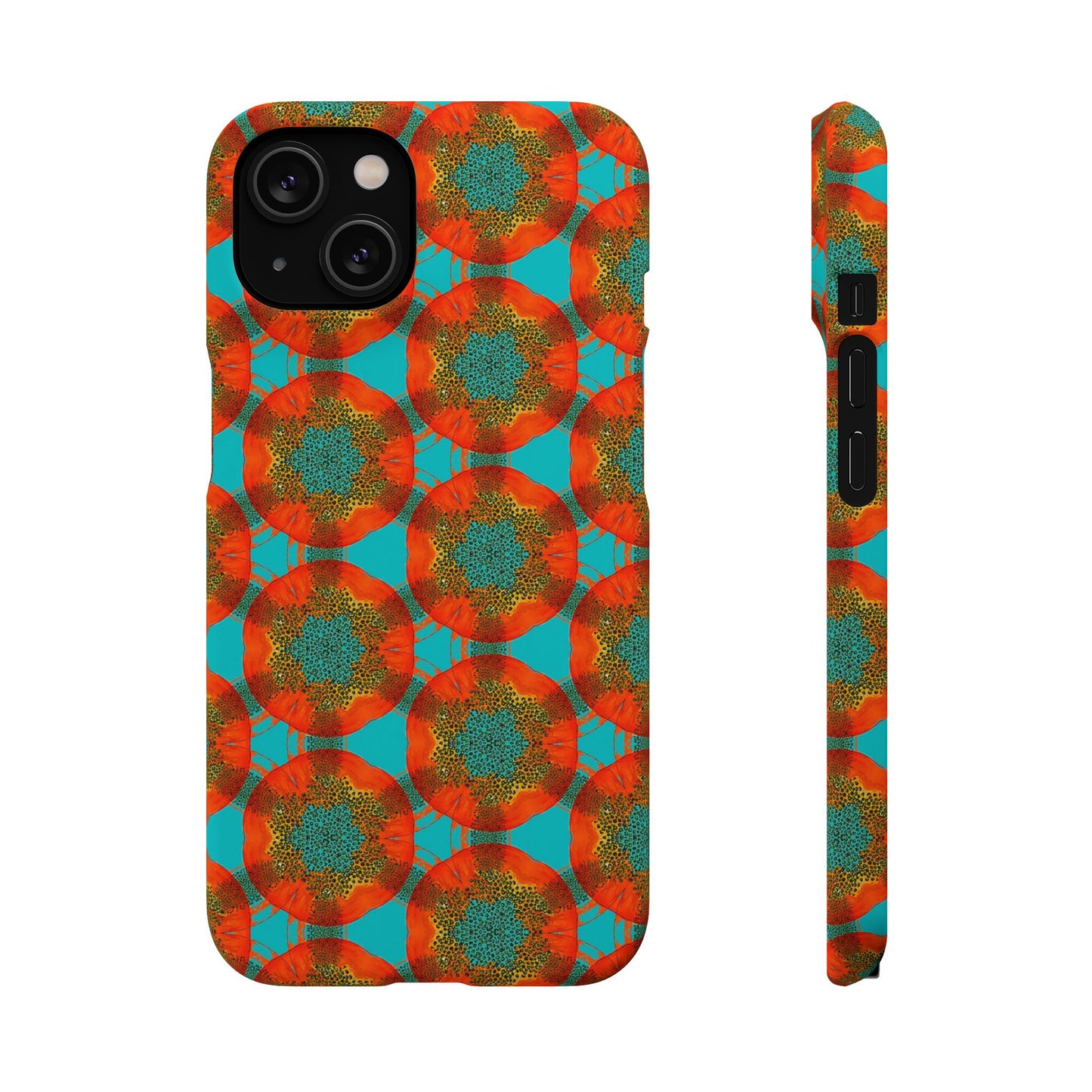Snap Phone Case - Papaya Watercolor