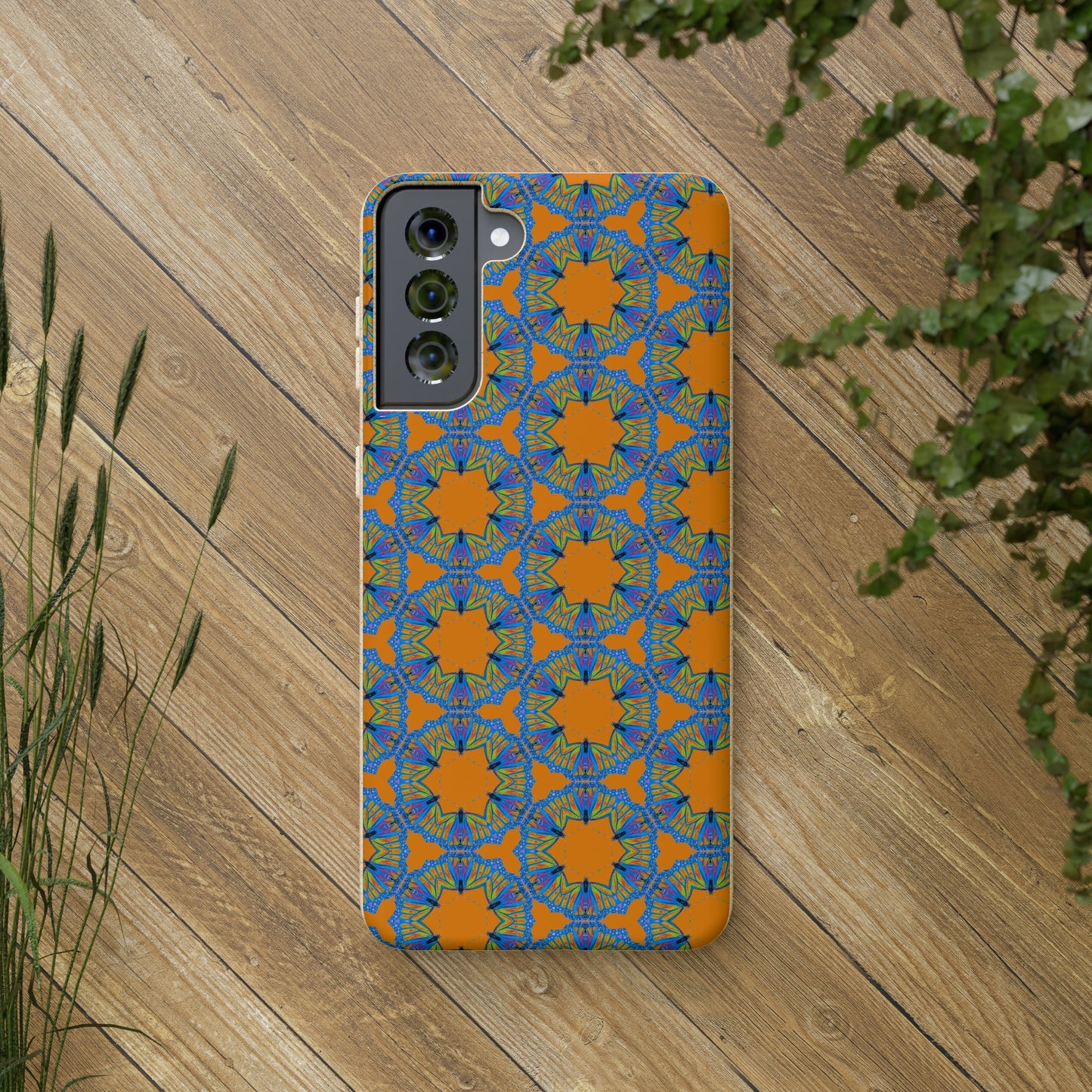 Biodegradable Phone Case - Butterfly Mandala
