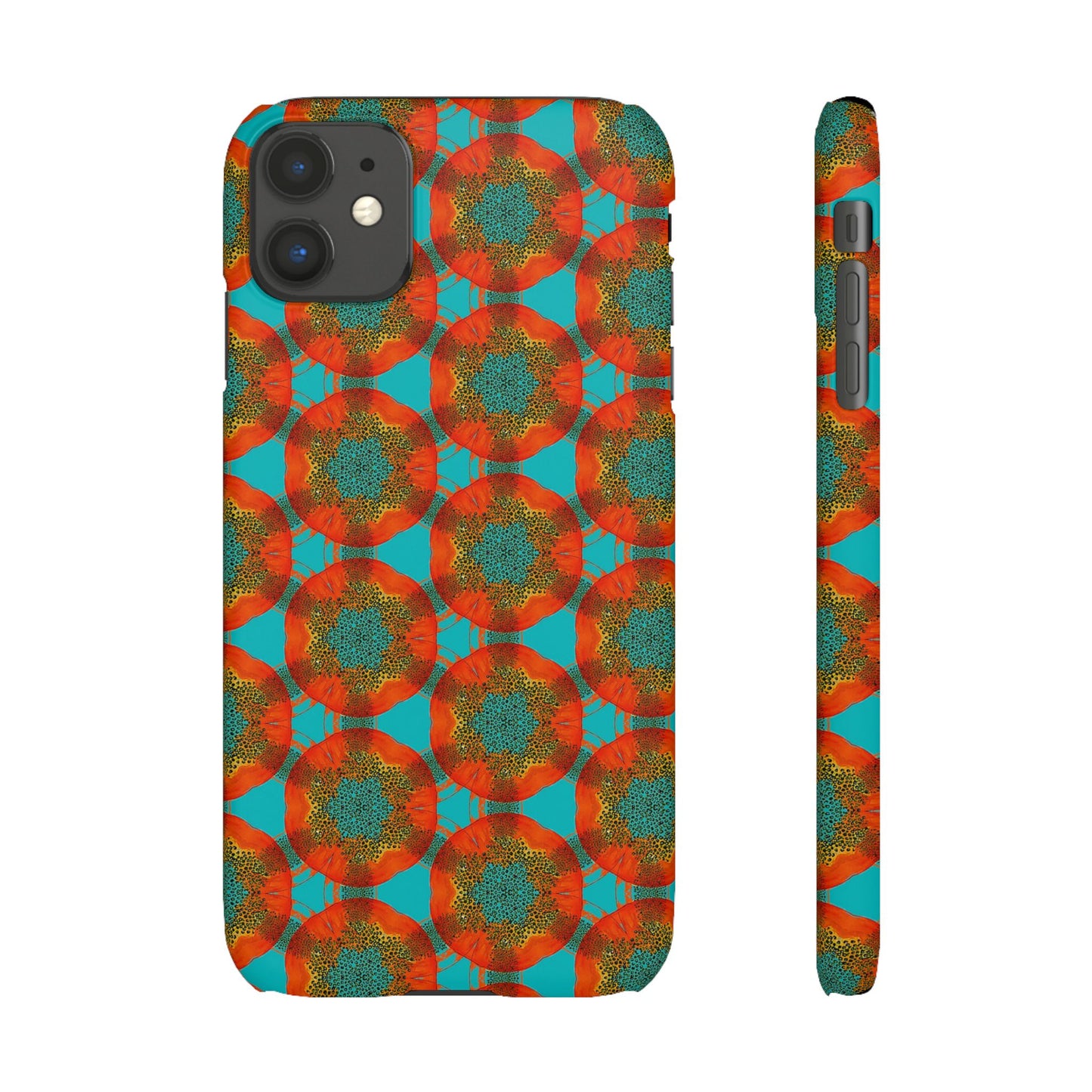 Snap Phone Case - Papaya Watercolor