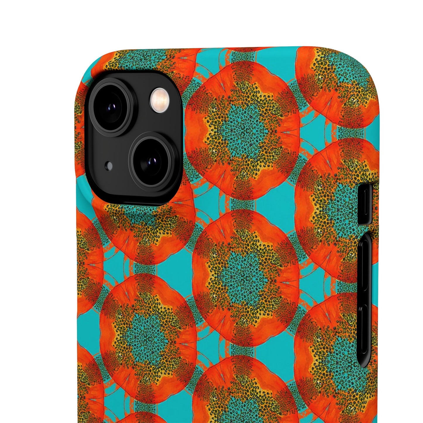 Snap Phone Case - Papaya Watercolor