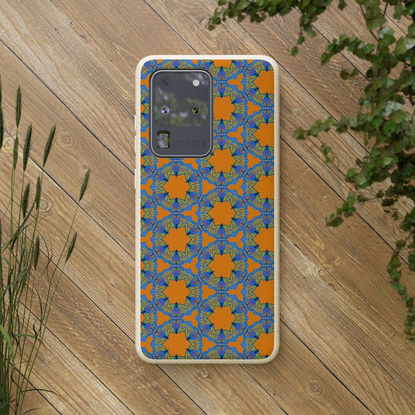 Biodegradable Phone Case - Butterfly Mandala