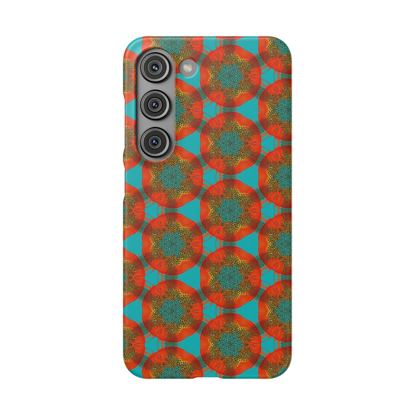 Snap Phone Case - Papaya Watercolor