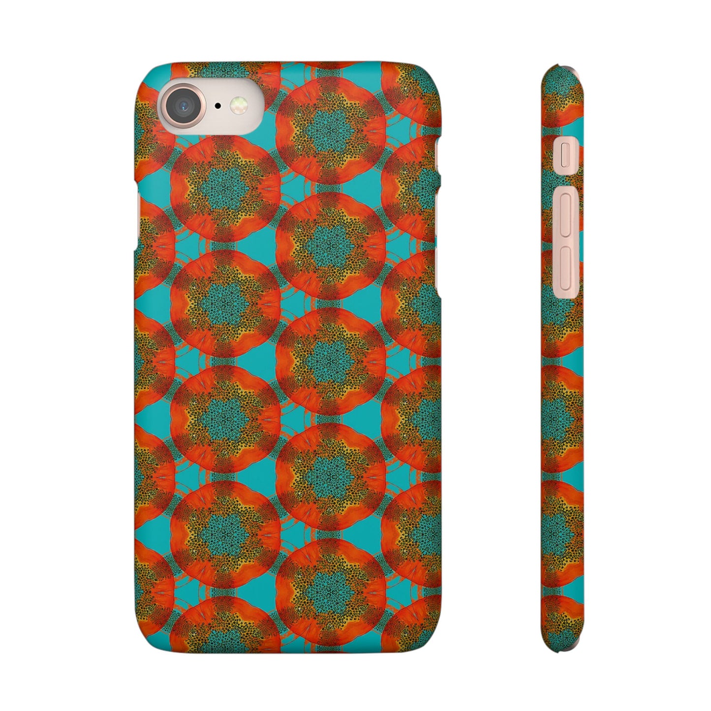 Snap Phone Case - Papaya Watercolor