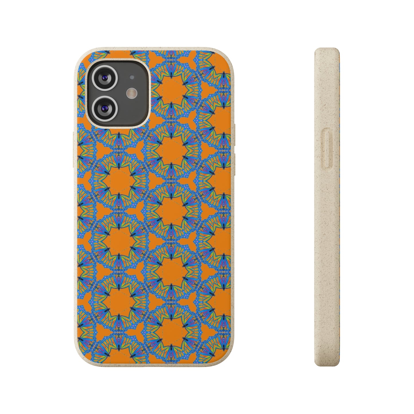 Biodegradable Phone Case - Butterfly Mandala