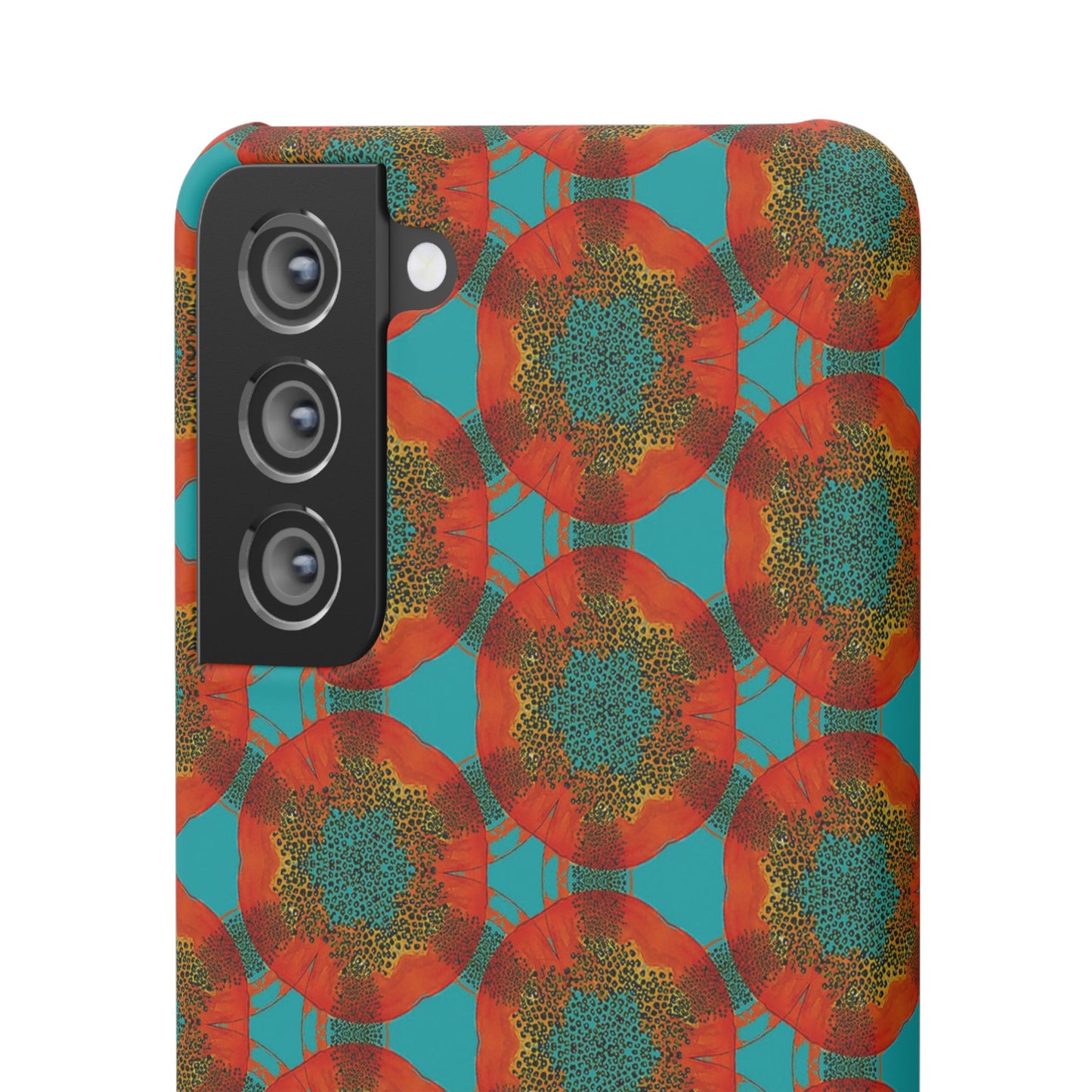 Snap Phone Case - Papaya Watercolor