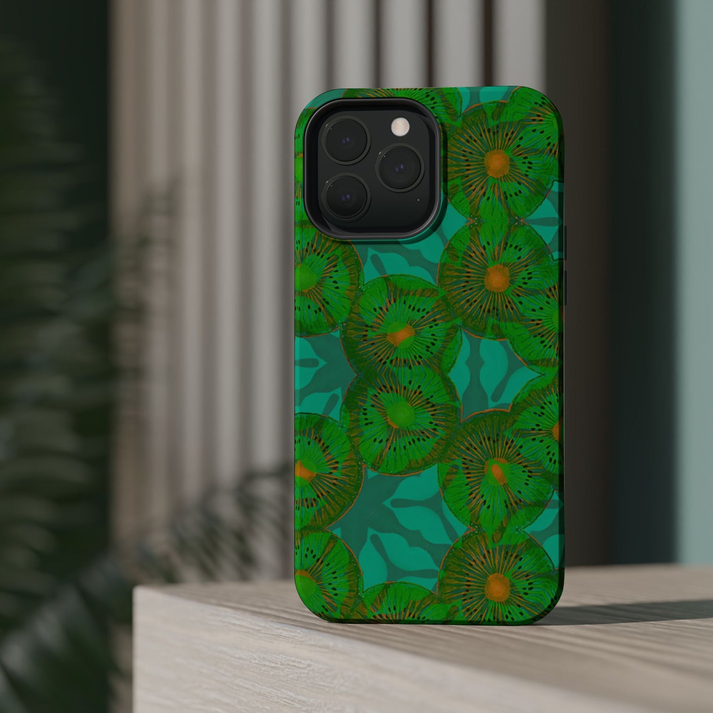 Magnetic iPhone Case  - Kiwi Garden