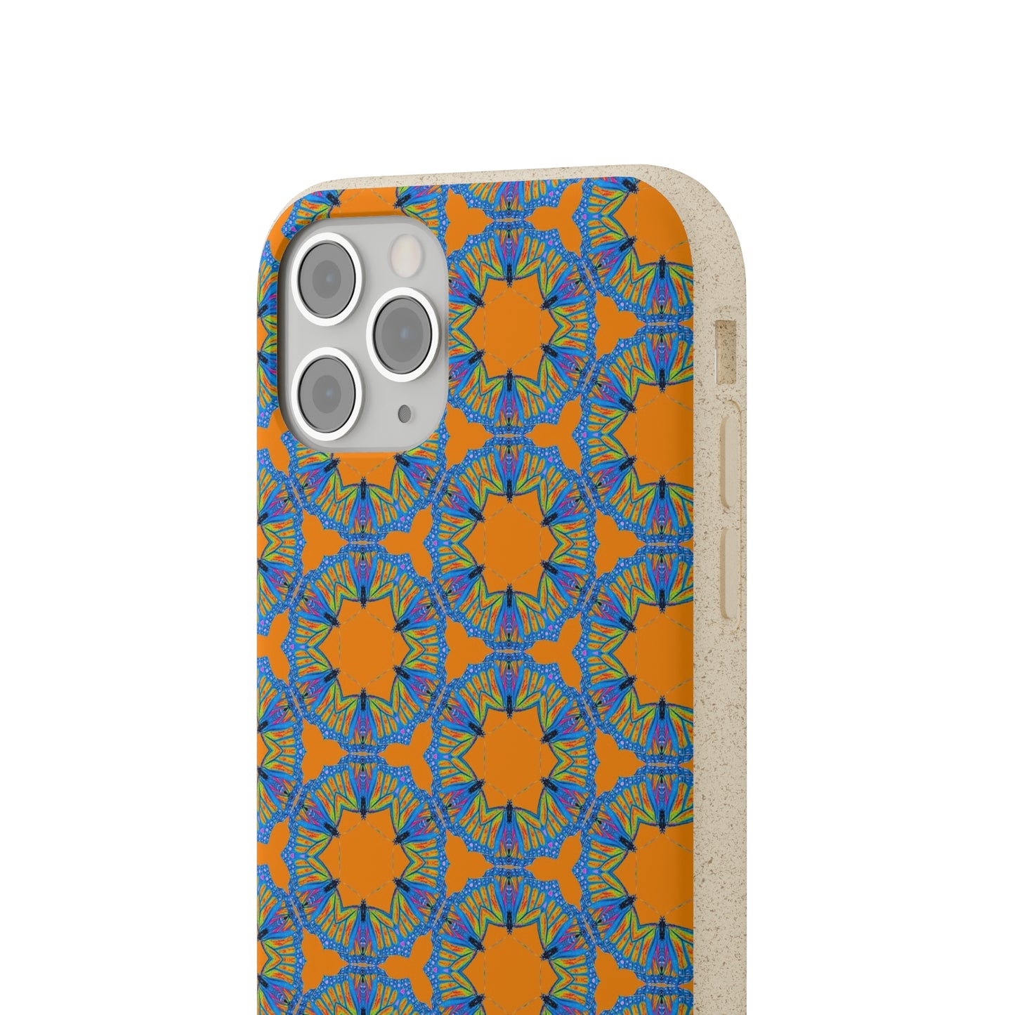 Biodegradable Phone Case - Butterfly Mandala