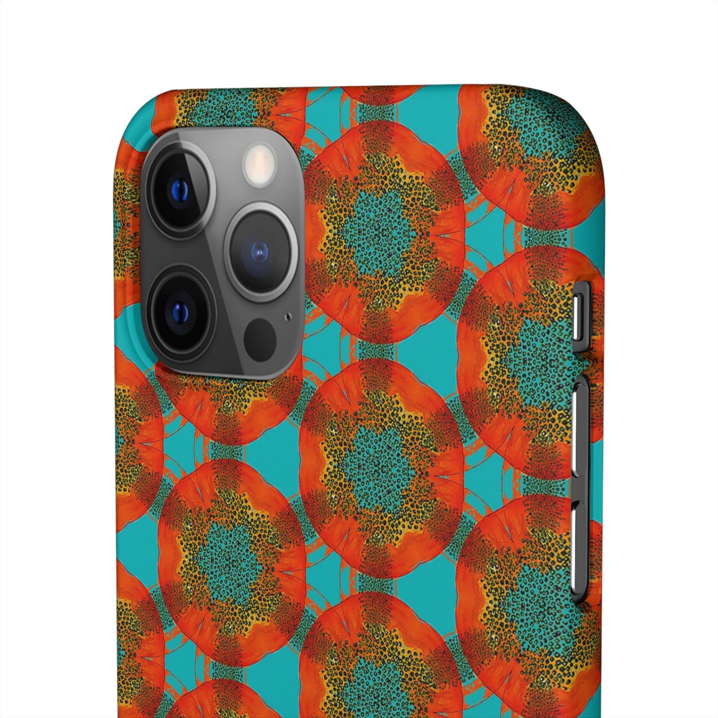 Snap Phone Case - Papaya Watercolor