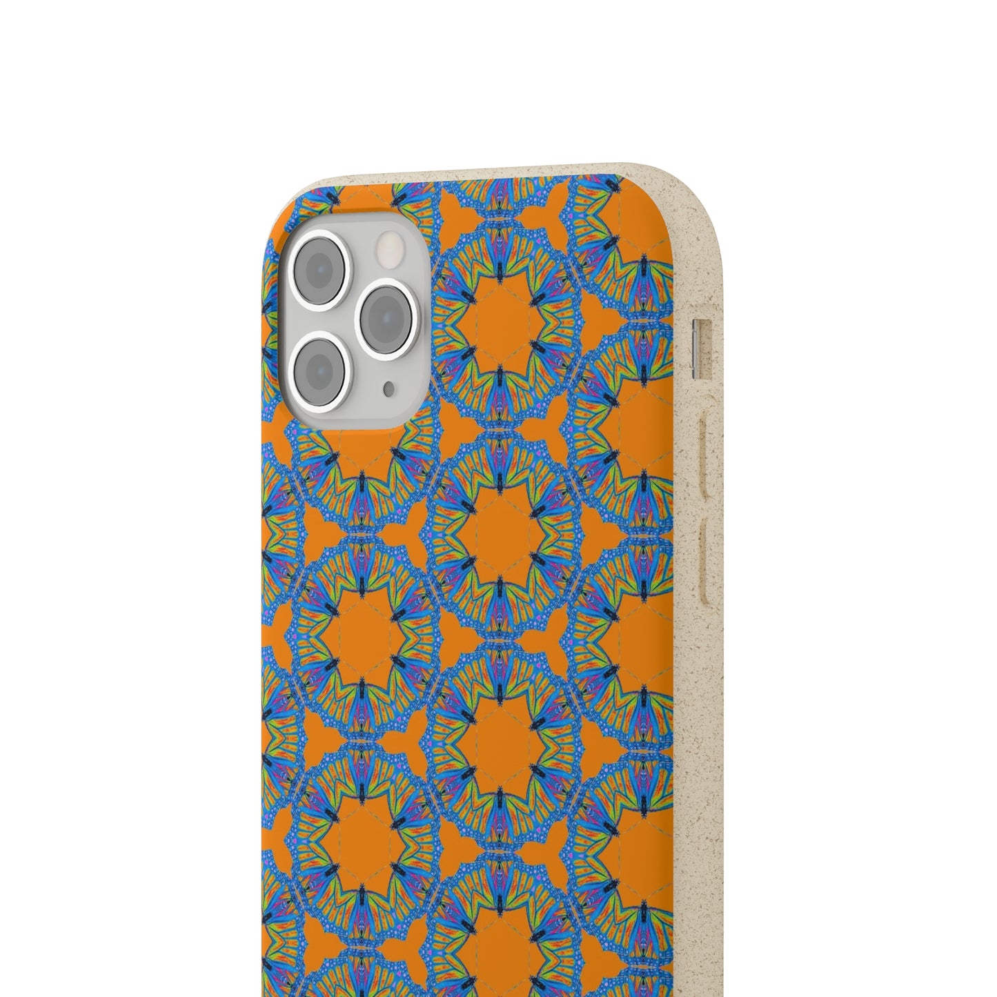 Biodegradable Phone Case - Butterfly Mandala