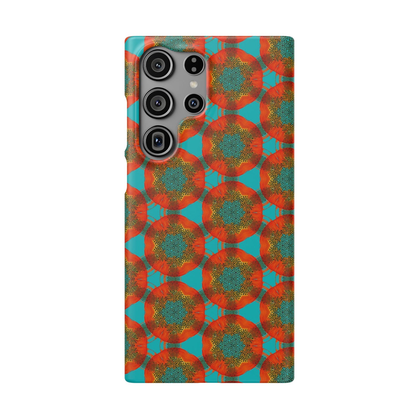 Snap Phone Case - Papaya Watercolor