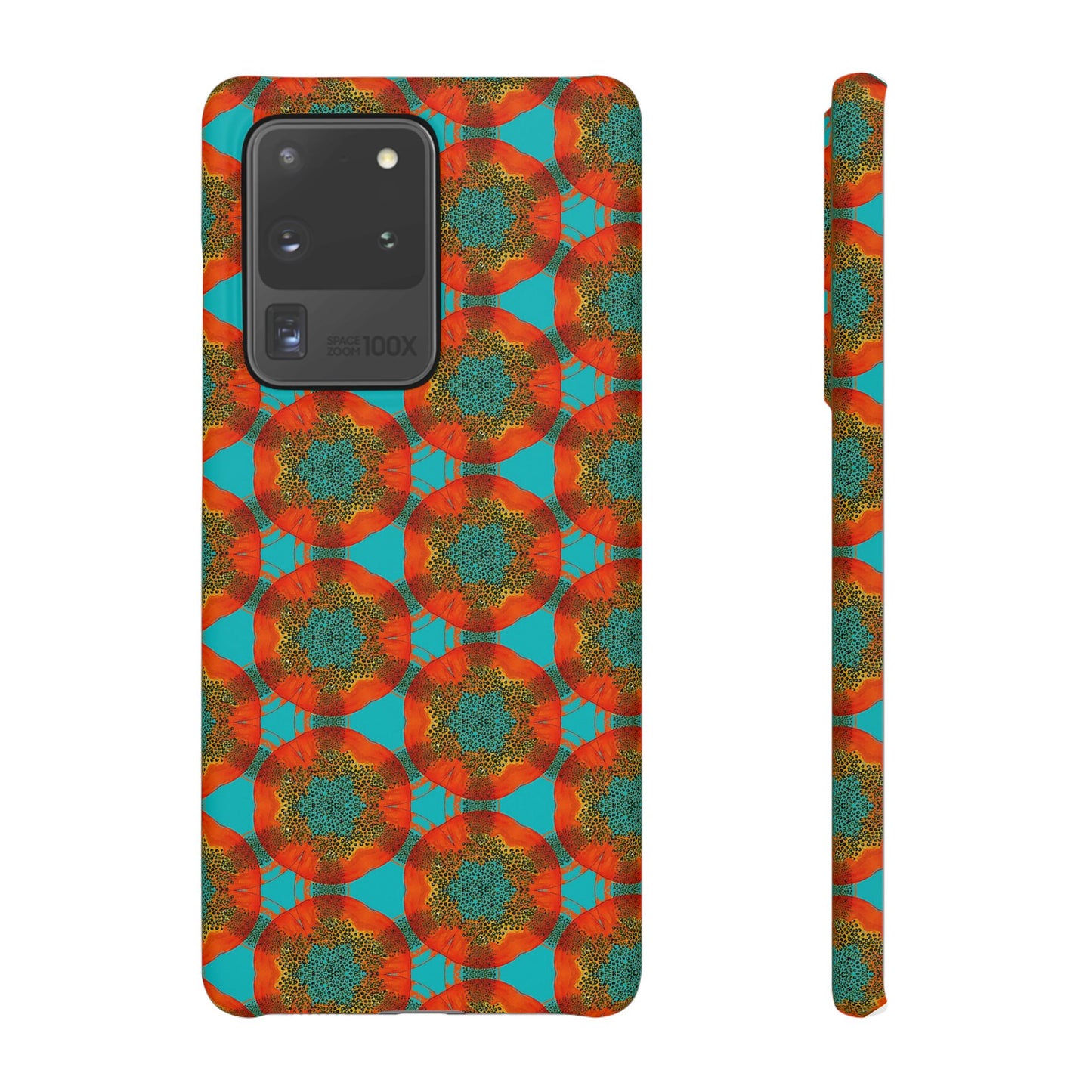 Snap Phone Case - Papaya Watercolor