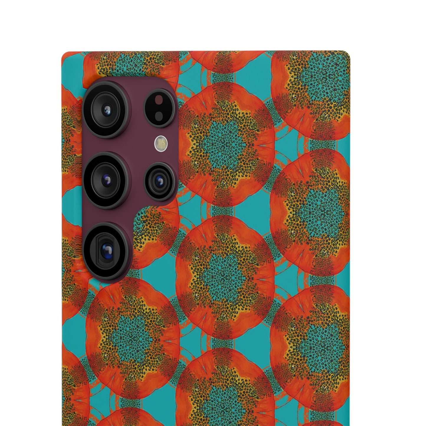 Snap Phone Case - Papaya Watercolor