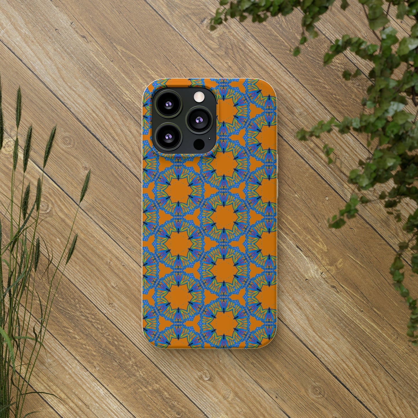Biodegradable Phone Case - Butterfly Mandala