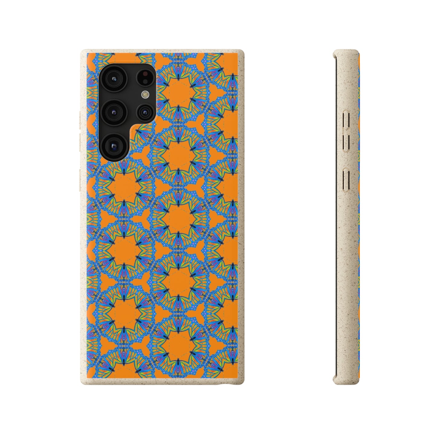 Biodegradable Phone Case - Butterfly Mandala
