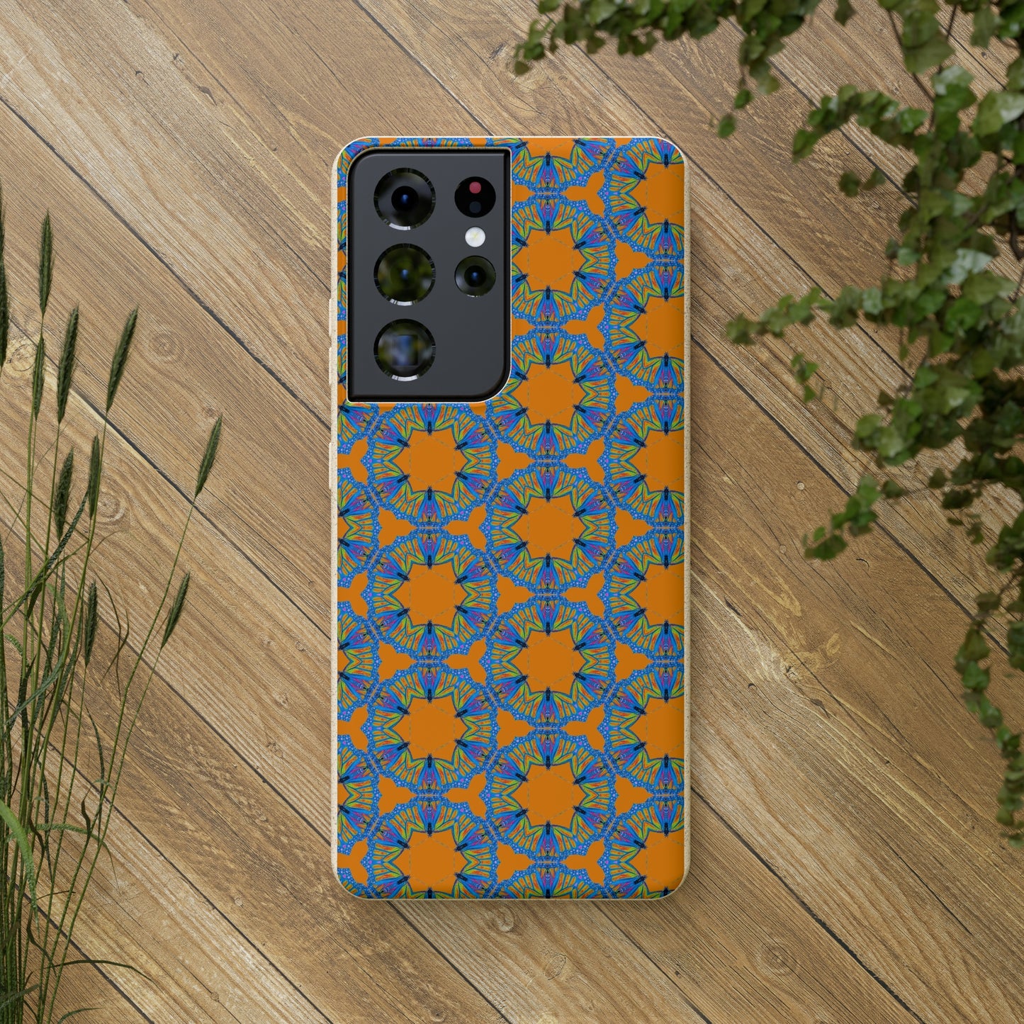 Biodegradable Phone Case - Butterfly Mandala