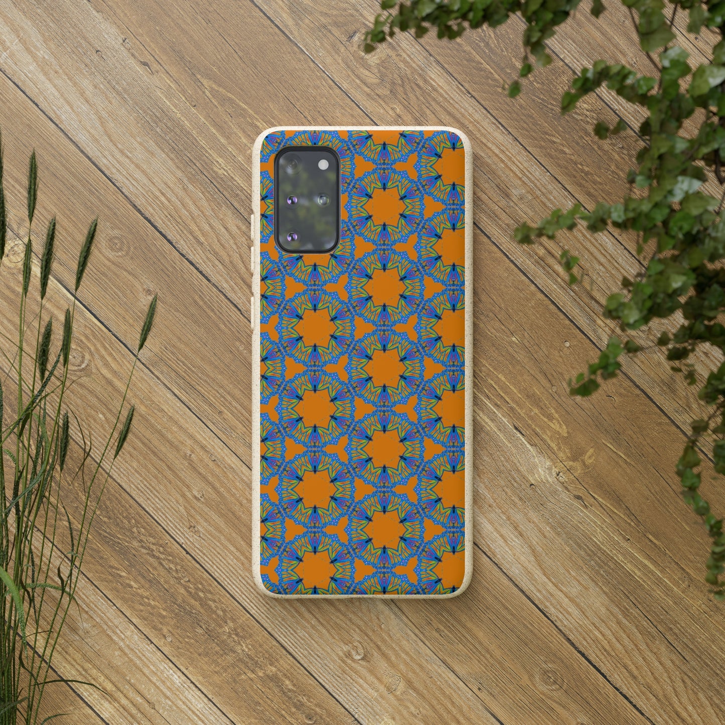 Biodegradable Phone Case - Butterfly Mandala